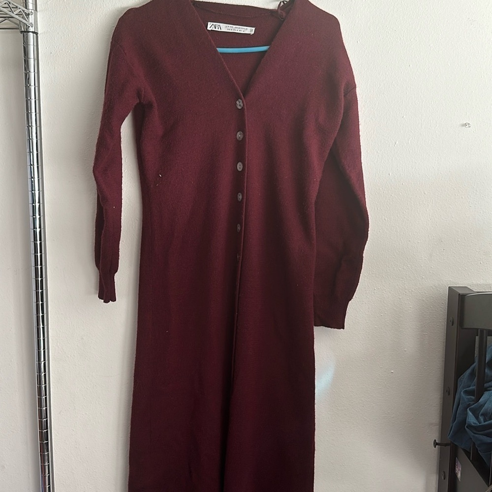 Zara long knit dresss